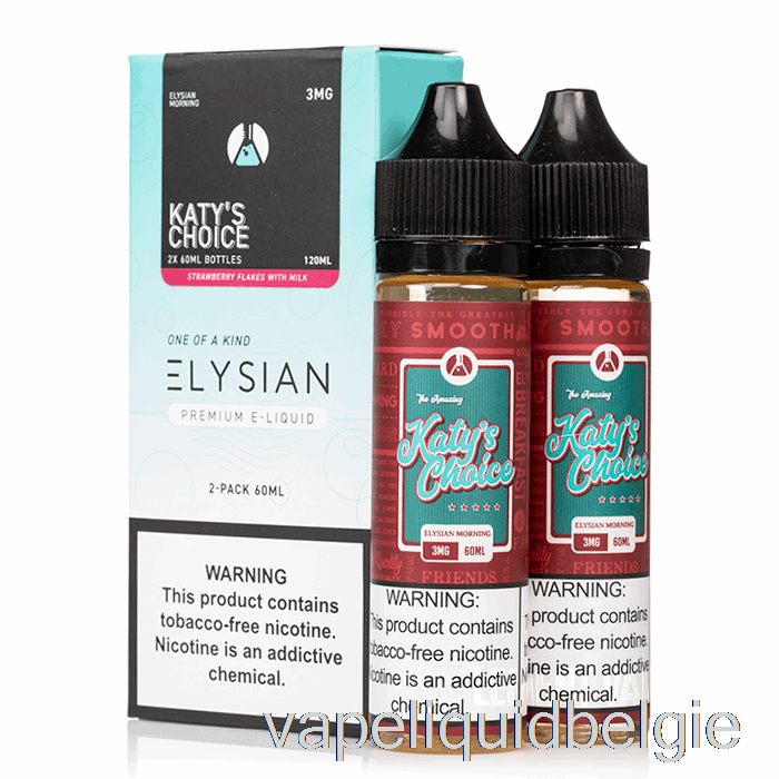 Vape Smaken Katy's Choice - Elysian Labs E-liquid - 120ml 0mg